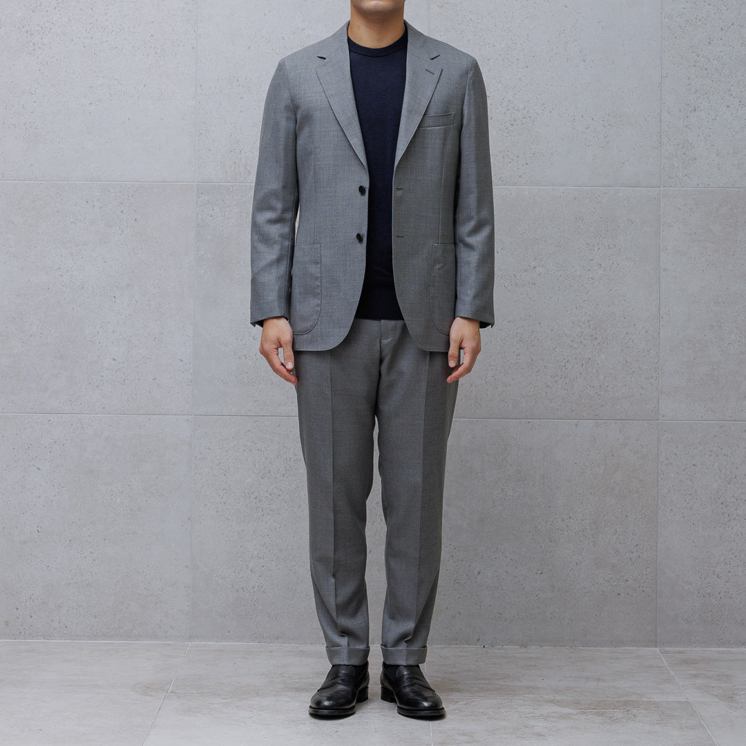 【Renewal】Twill Easy Trousers Color: Light Gray