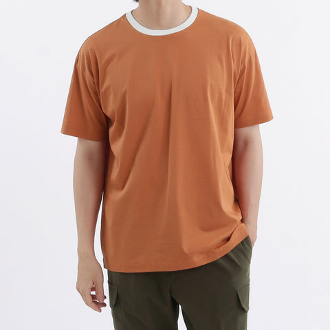 【THE LIMITED EDITION】 Ringer Neck Big T-shirt Color: Sunset