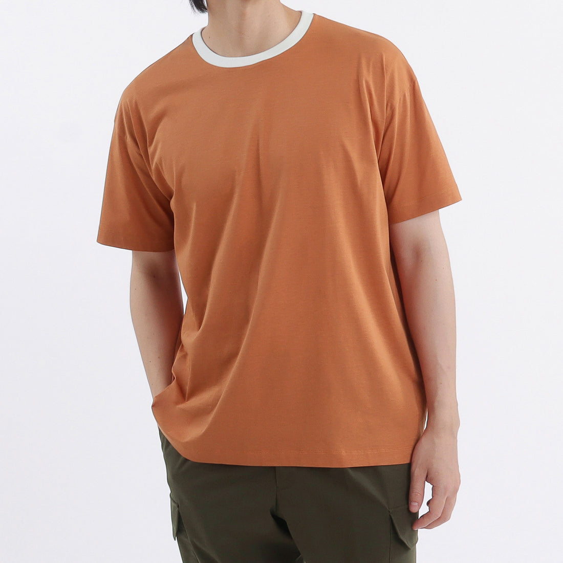 リミテッドエディション】リンガーネックビッグTシャツ サンセット