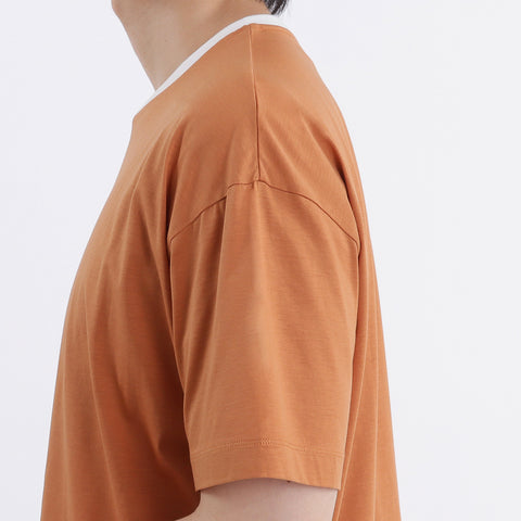 【THE LIMITED EDITION】 Ringer Neck Big T-shirt Color: Sunset