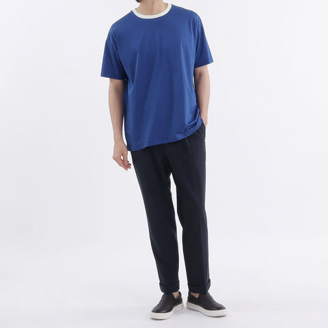 【THE LIMITED EDITION】Ringer Neck Big T-shirt Color: Ultra Marine