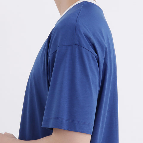 【THE LIMITED EDITION】Ringer Neck Big T-shirt Color: Ultra Marine
