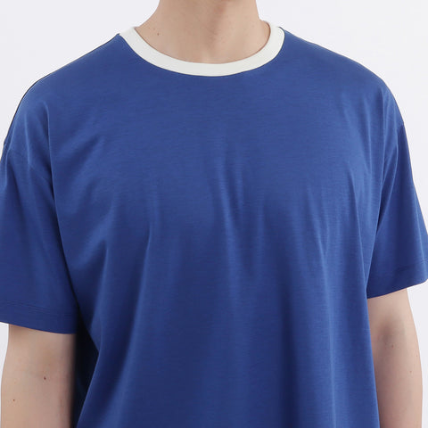 【THE LIMITED EDITION】Ringer Neck Big T-shirt Color: Ultra Marine