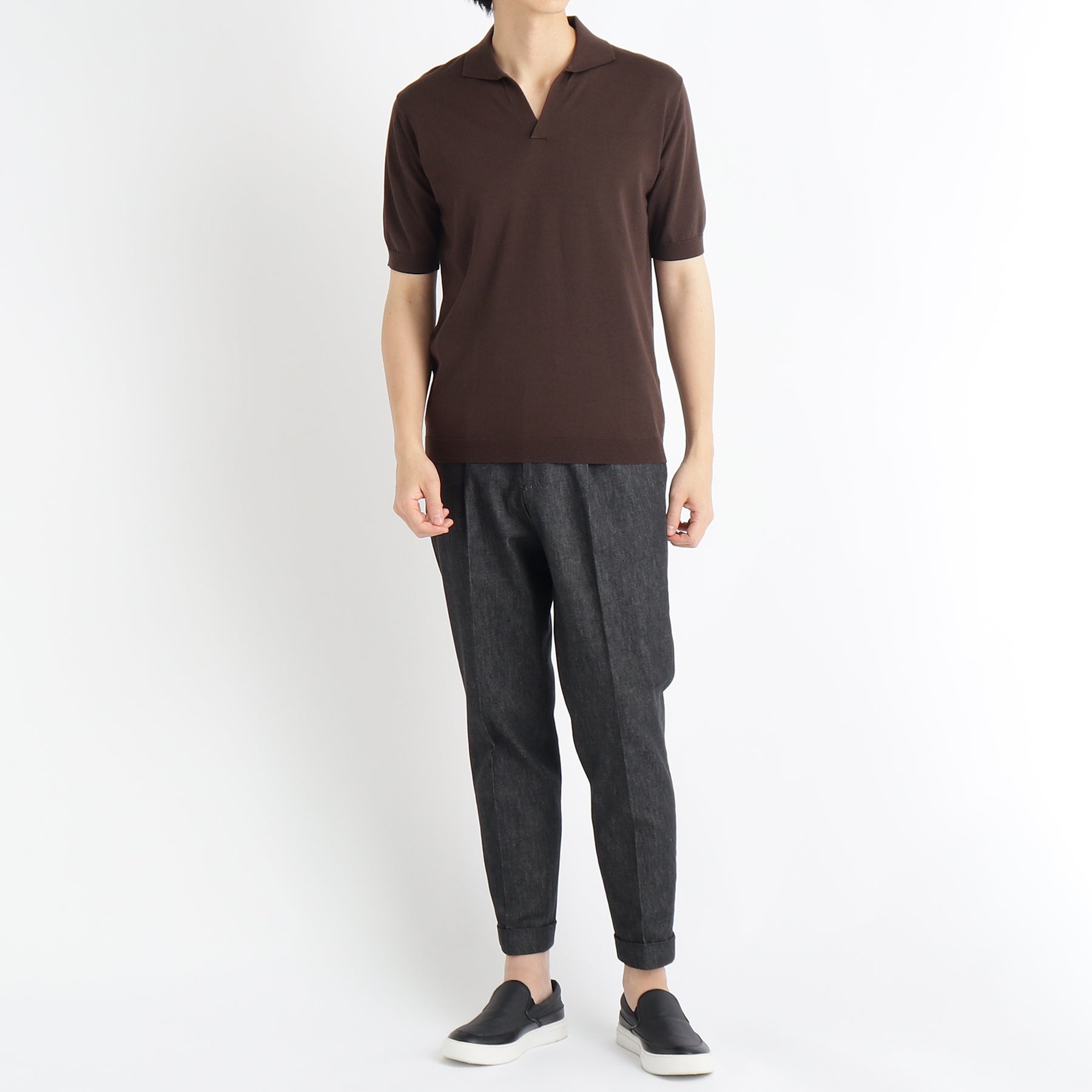 スビンプラチナム スキッパーニット オーク | ＋CLOTHET ONLINE