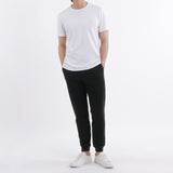 【Renewal】Smooth Terry Jogger Pants Color: Black