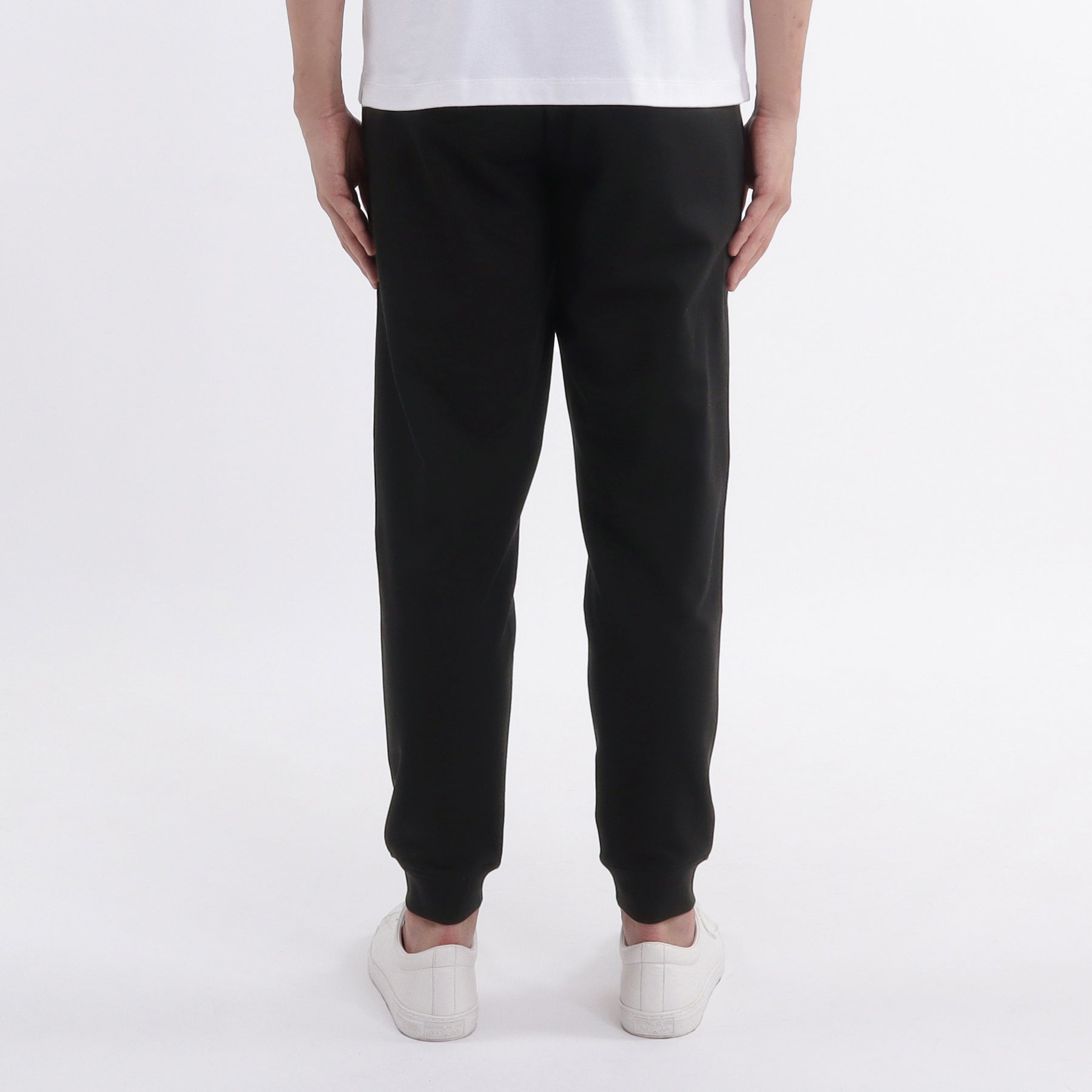 【Renewal】Smooth Terry Jogger Pants Color: Black