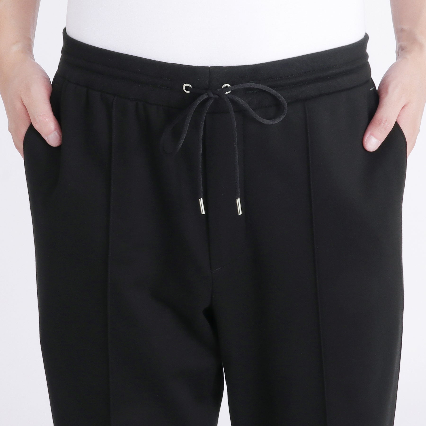 【Renewal】Smooth Terry Jogger Pants Color: Black