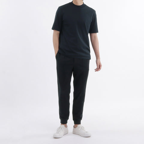 【Renewal】Smooth Terry Jogger Pants Color: Navy