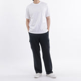 Smooth Terry Wide Cargo Pants Color: Navy