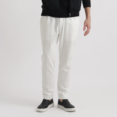 【Renewal】Smooth Terry Sweatpants Color: Off White