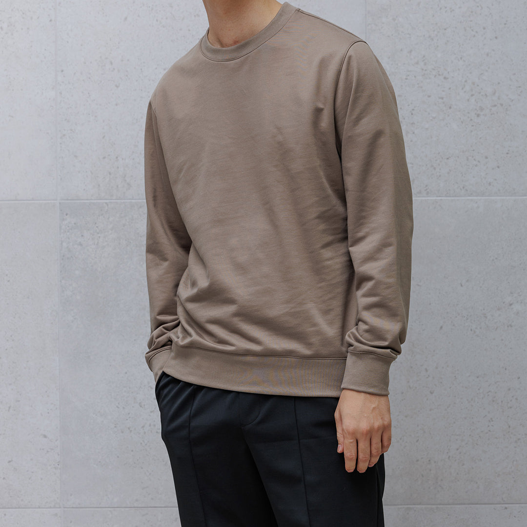 Smooth Terry Sweatshirt Color: Mocha