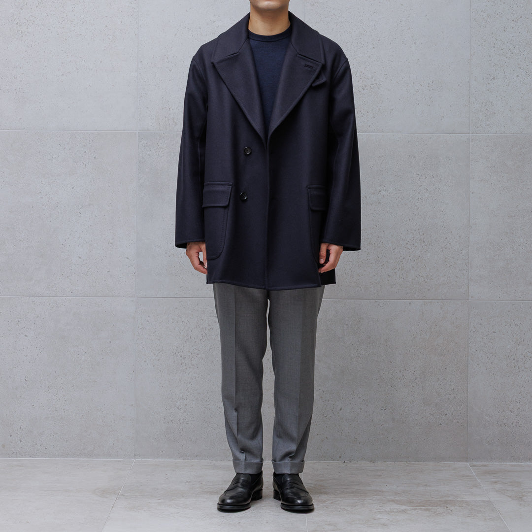 Super140'sメルトン シングルアルスターコート | ＋CLOTHET ONLINE