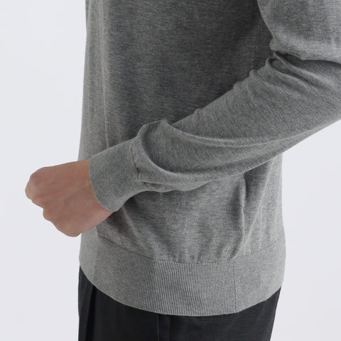 【THE LIMITED EDITION】Mock Neck Knit Color: Light Gray