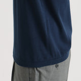 Crew Neck Knit Color: Deep Blue