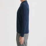 Crew Neck Knit Color: Deep Blue