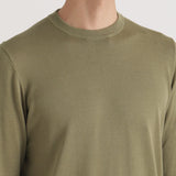 【10月下旬発送】Crew Neck Knit Color: Dry Khaki