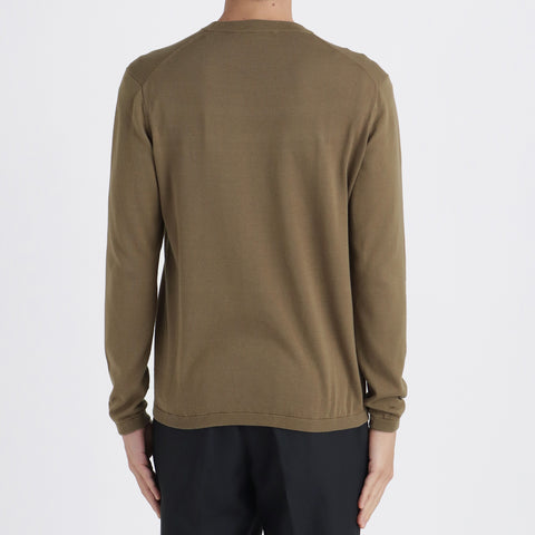 Crew Neck Knit Color: Fawn