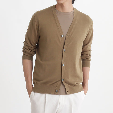 Knit Cardigan Color: Fawn