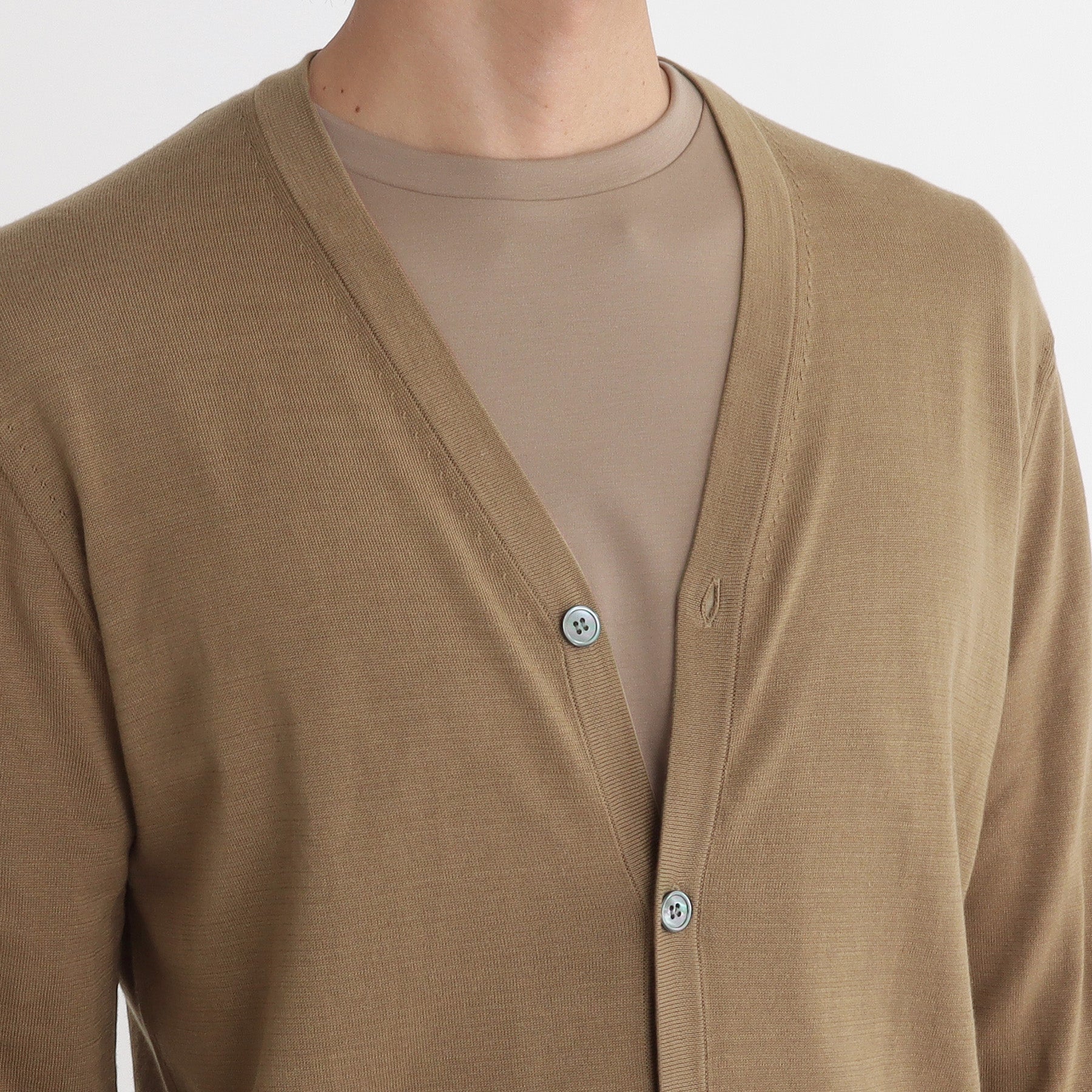 Knit Cardigan Color: Fawn
