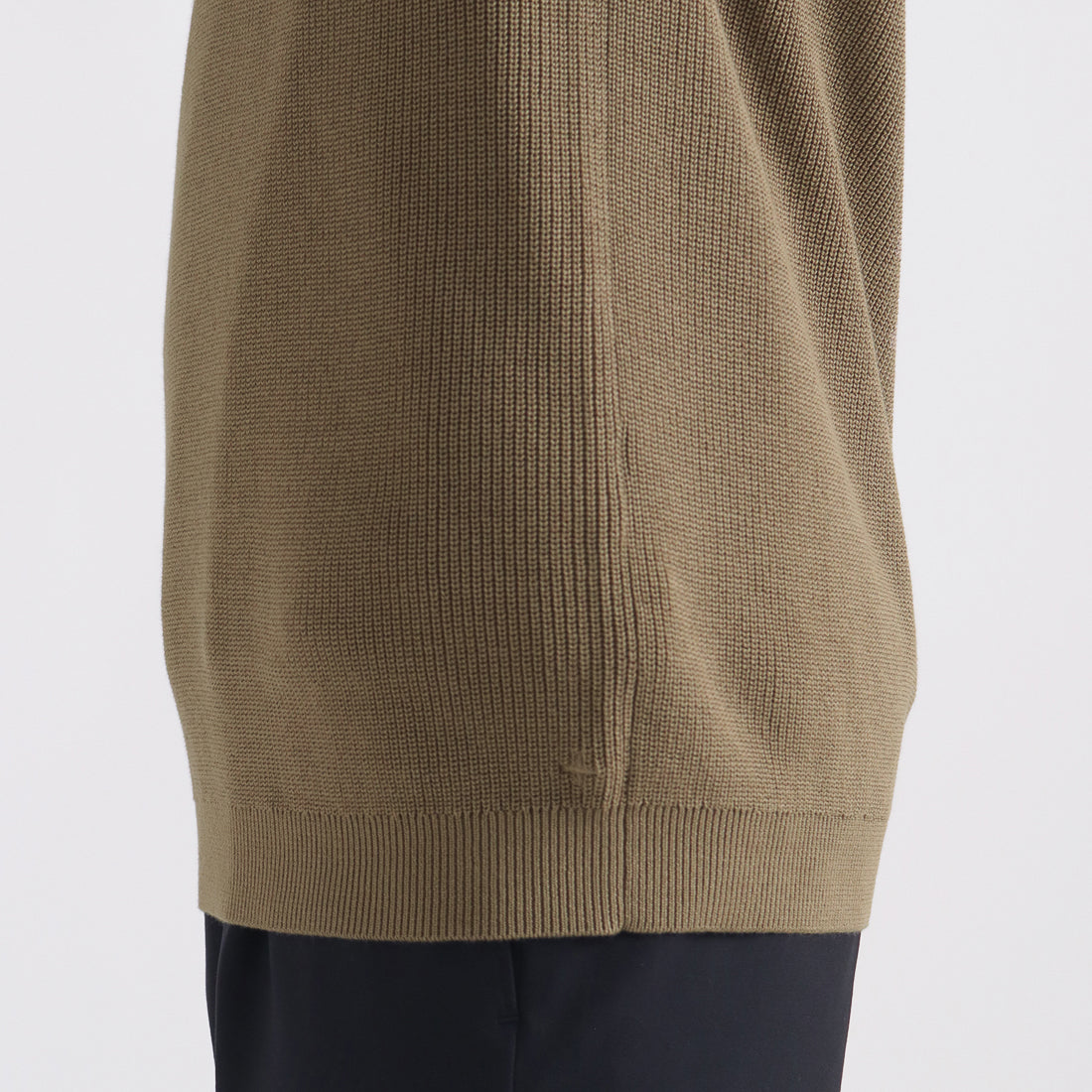 SUVIN PLATINUM Knit Vest Color: Mocha