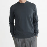 Mock Neck Knit Color: Graphite Blue