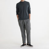 Mock Neck Knit Color: Graphite Blue