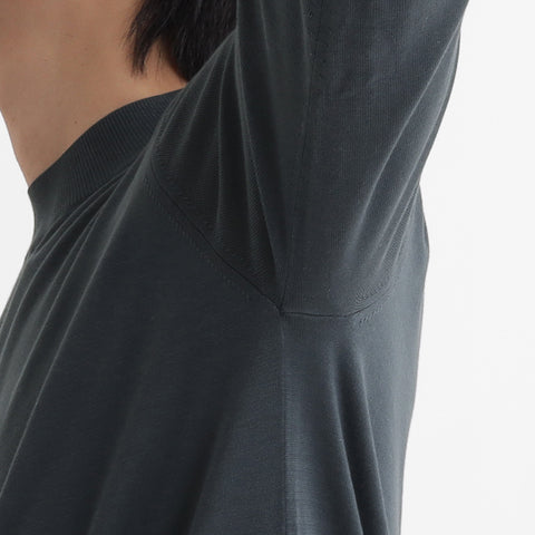 Mock Neck Knit Color: Graphite Blue