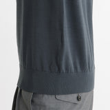 Mock Neck Knit Color: Graphite Blue