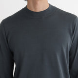 Mock Neck Knit Color: Graphite Blue