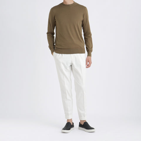 Mock Neck Knit Color: Fawn