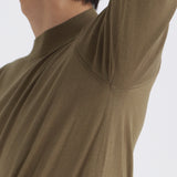 Mock Neck Knit Color: Fawn