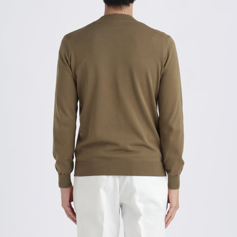 Mock Neck Knit Color: Fawn