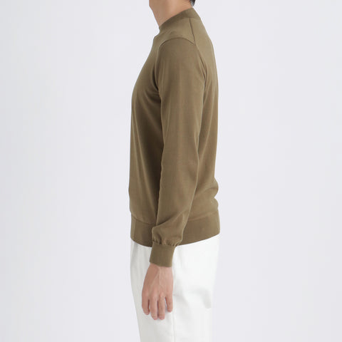 Mock Neck Knit Color: Fawn