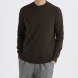 Mock Neck Knit Color: Oak