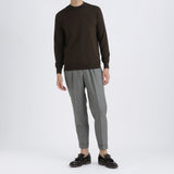 Mock Neck Knit Color: Oak