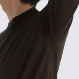 Mock Neck Knit Color: Oak