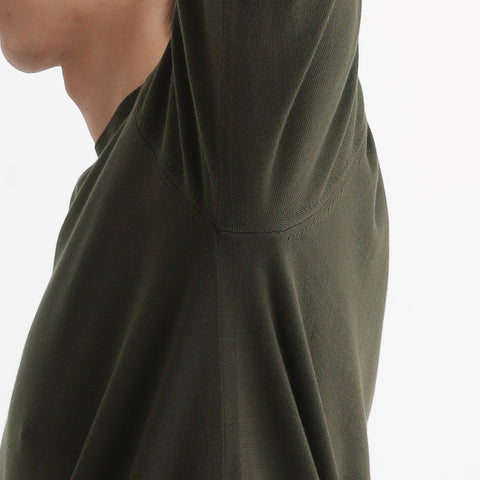 Mock Neck Knit Color: Olive