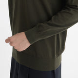 Mock Neck Knit Color: Olive