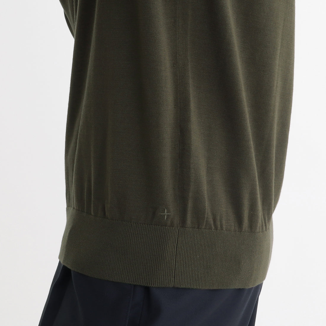 Mock Neck Knit Color: Olive