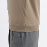 Tailored Ribbed Hem T-shirt Color: Mist