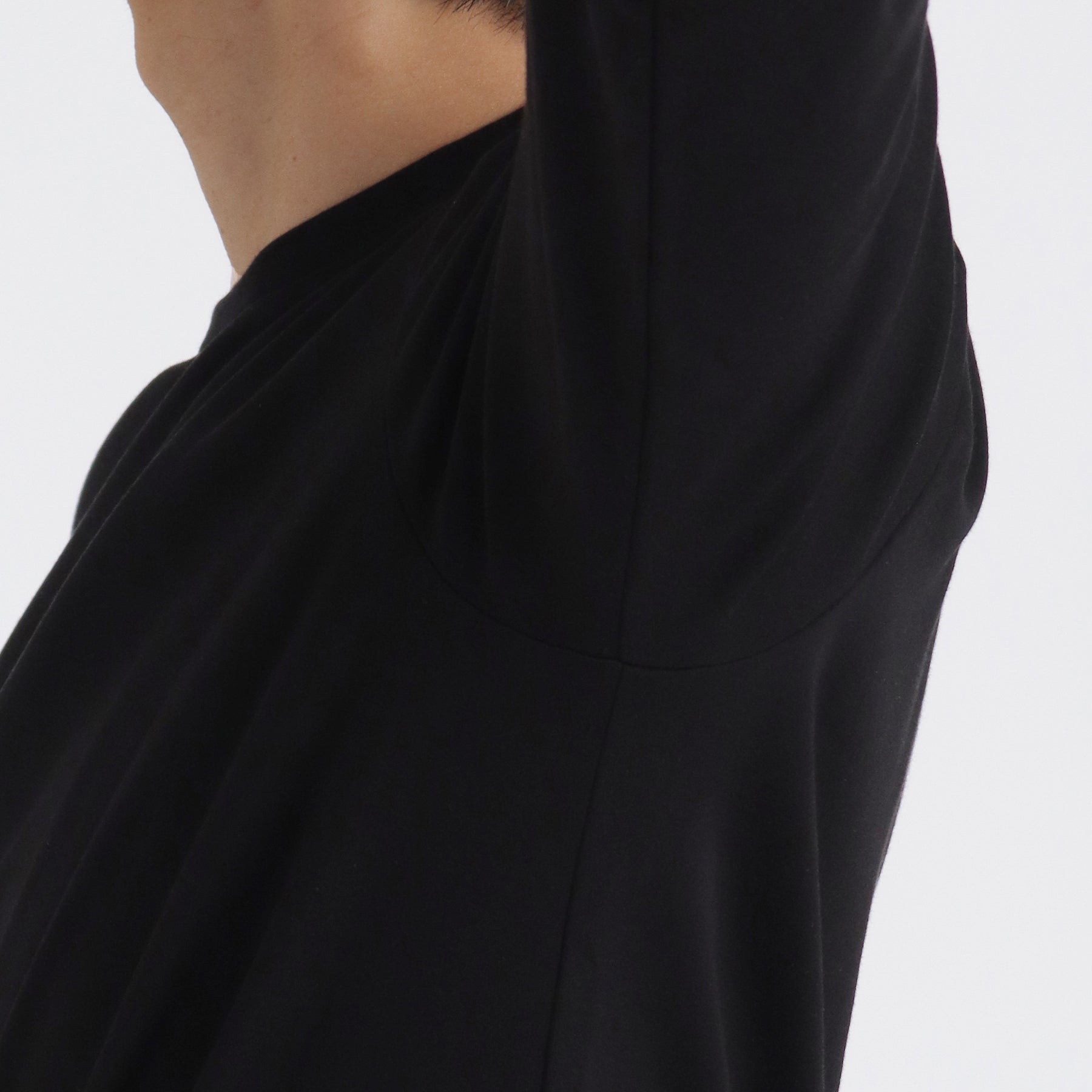 Tailored Long Sleeve T-shirt Color: Black
