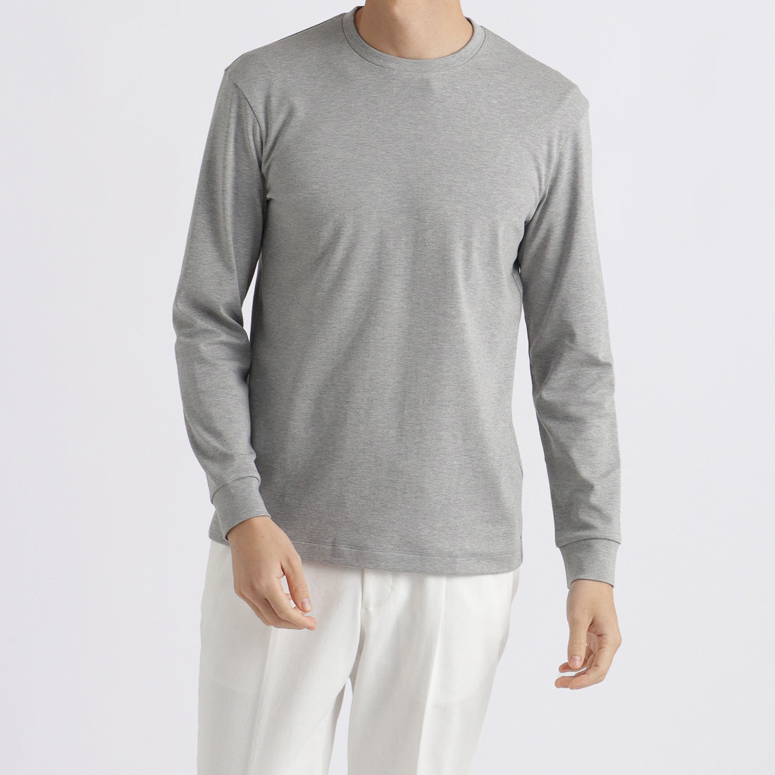 Tailored Long Sleeve T-shirt Color: Gray
