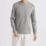 【Renewal】Tailored Long Sleeve T-shirt Color: Gray