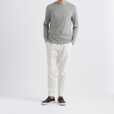 【Renewal】Tailored Long Sleeve T-shirt Color: Gray