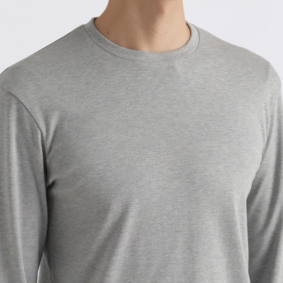 Tailored Long Sleeve T-shirt Color: Gray