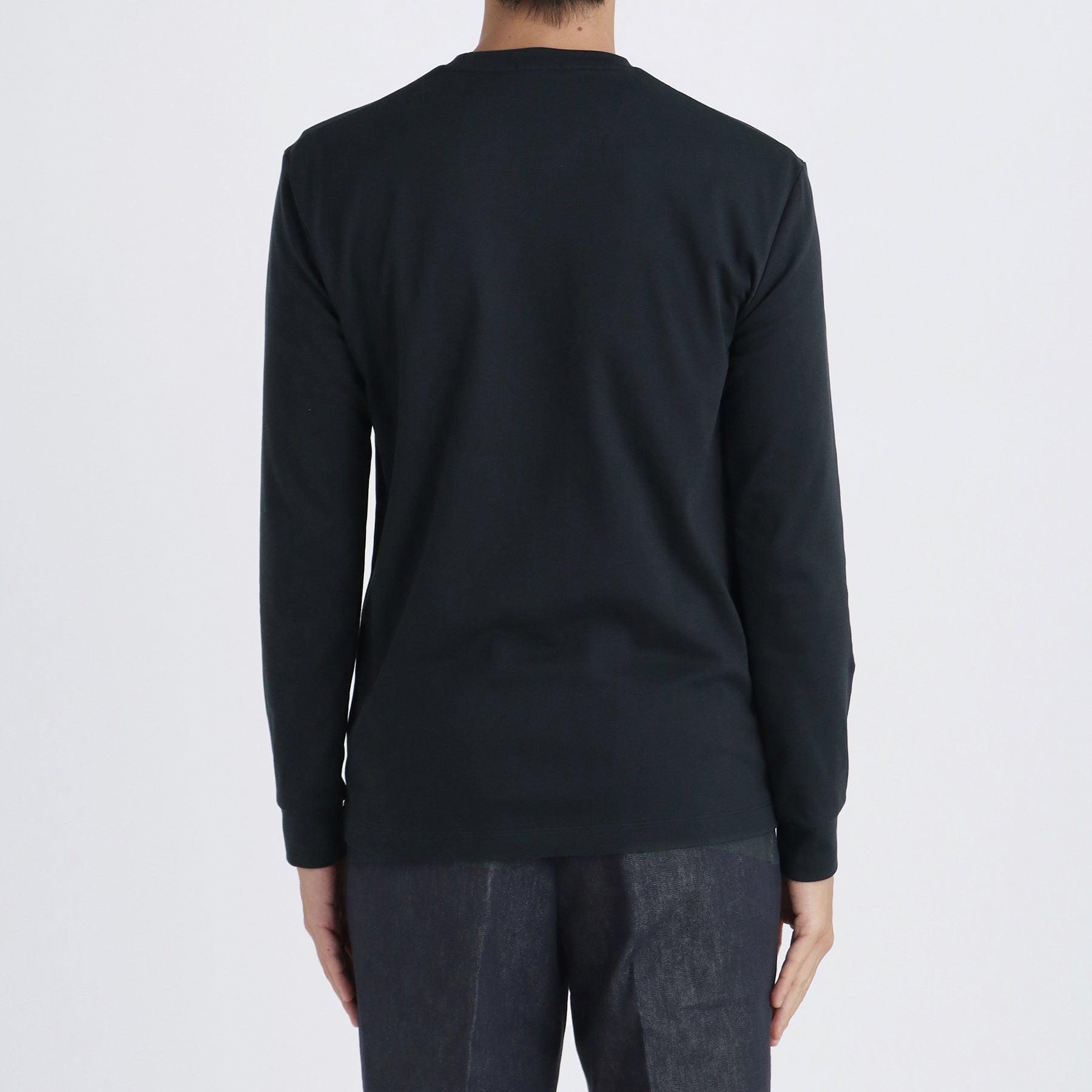Tailored Long Sleeve T-shirt Color: Navy