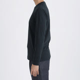 【Renewal】Tailored Long Sleeve T-shirt Color: Navy