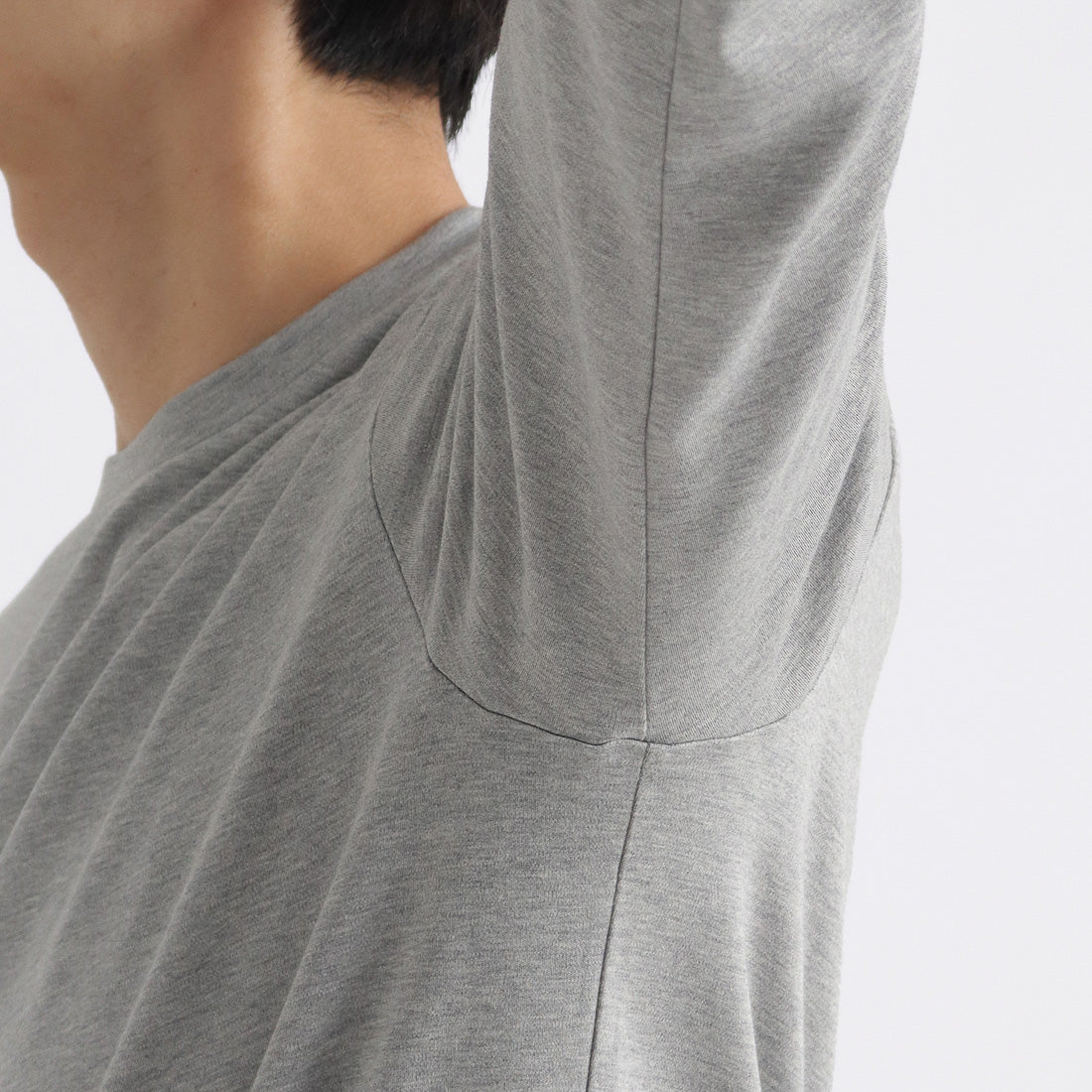Tailored Long Sleeve T-shirt Color: Gray