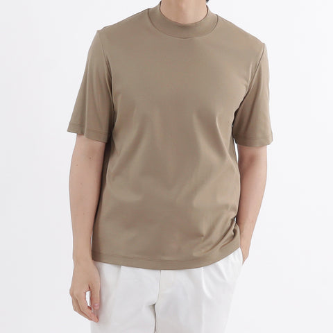 Tailored Mock Neck T-shirt Color: Mist