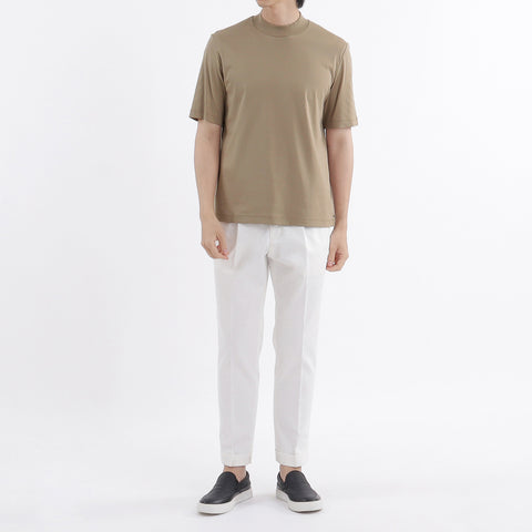 Tailored Mock Neck T-shirt Color: Mist